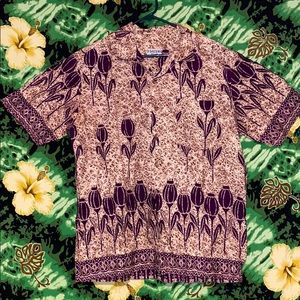 Men’s button-down shirt.